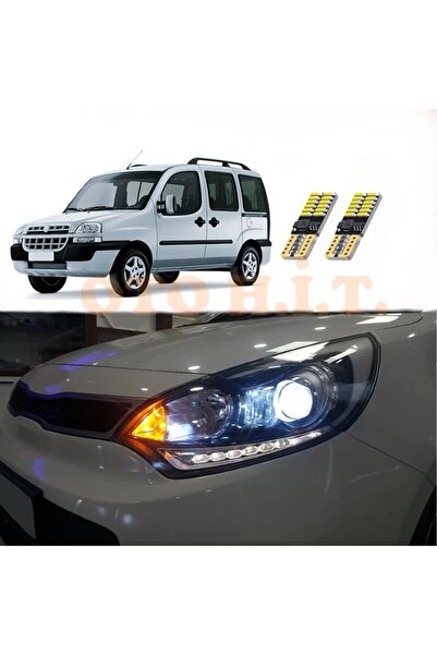 OTO H.İ.T. Fiat Doblo D1 01-05 Uyumlu Park Ampulü Beyaz Led Aydınlatma Ampulü...