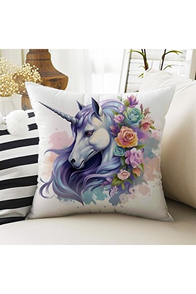 Else Dekor Набір з 4 чохлів для подушок з малюнком єдинорога - цифровий друк, сувенір