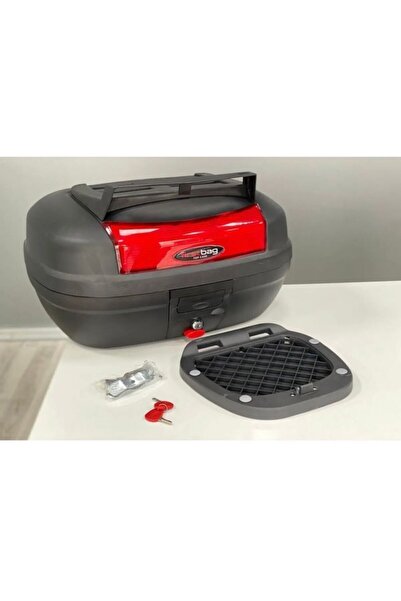 First FORM First Bag Motosiklet Çantası 48 Litre Kırmızı Reflektörlü