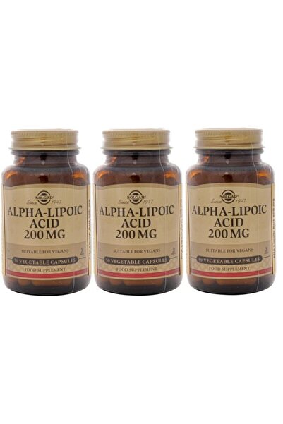 Solgar حمض ألفا ليبو 200 مجم 50 كبسولة 3 قطع
