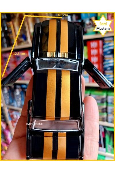 OYUNCAKSAHİLİ Ford Mustang Best Klasik Model Metal Araba Kapıları Açılır Çekb...