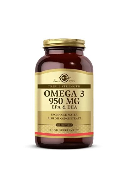 Solgar Omega-3 950 Mg 100 Soft Gel/Capsules