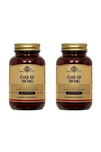 Solgar Coenzyme Q-10 - 30 Mg 60 Capsules 2 Pack