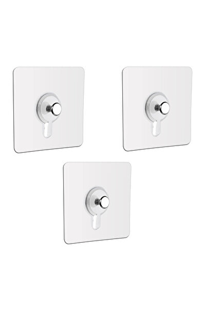 Microcase Güçlü Plastik Yapışkanlı Hanger Banyo Mutfak Eşya Vb. Ürün Askılığı...