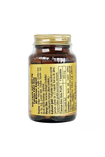 Solgar Alpha Lipoic Acid 200 Mg 50 Capsules