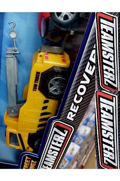 OYUNCAKSAHİLİ Metal Çekici Kamyonet Demir Araba Römorklu Çekici 2li Set Demir Oyuncaklar