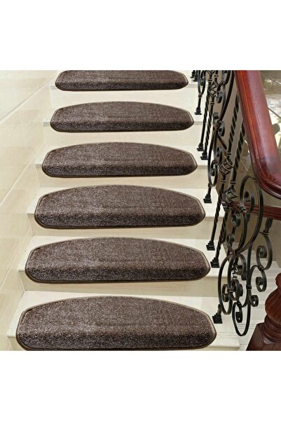 Stepmat Kahverengi Kendinden Yapışkanlı Merdiven Basamak Paspası / Halısı