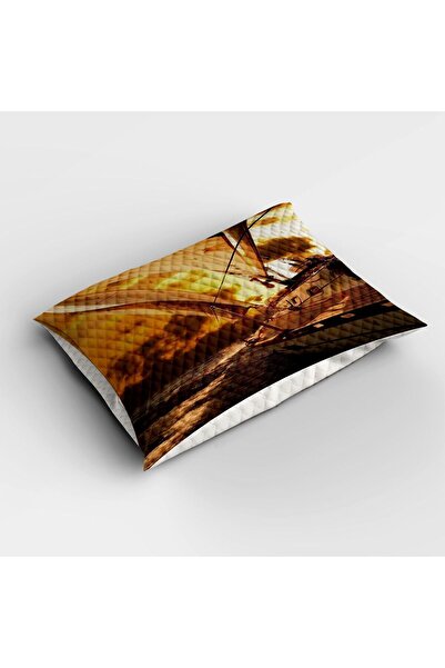 Else Dekor Морський яхт-двоспальний декоративний комплект постільної білизни - з малюнком та подушками