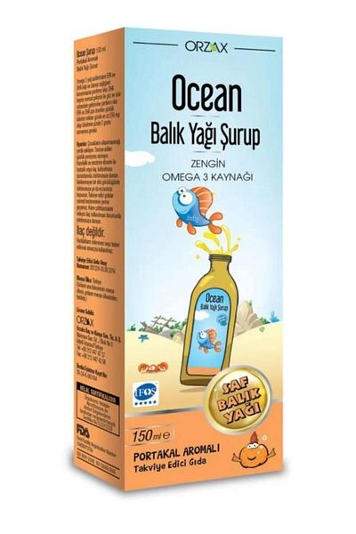 Ocean Omega 3 Orange Fish Oil Syrup 150 ml