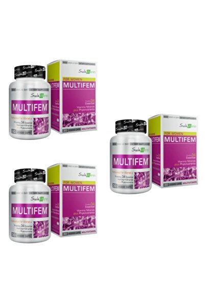 Suda Vitamin سودا فيتامين للنساء - مولتيفيم 30 كبسولة 3 قطع