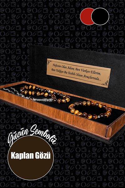 TESBİHCİBABA Men's Gift - Natural Stone Prayer Beads and Bracelet Set, 'Man Who Breathes'