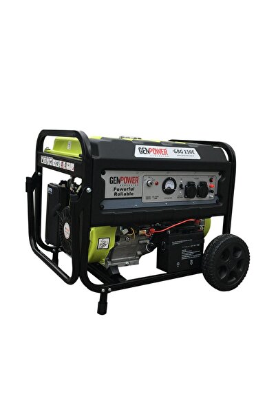 GenPower Gbg 110 E Model,10,5 Kva Benzinli,ipli /marşlı,tekerlekli,monofaze Portatif Jeneratör