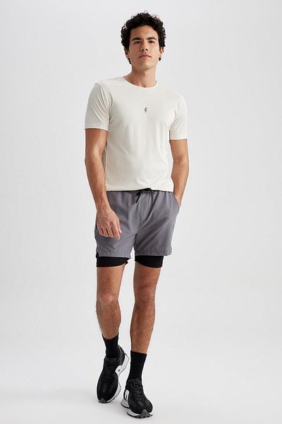 DeFacto Sportovní Slim Fit tričko Crew Neck Printed - X6142az23sp