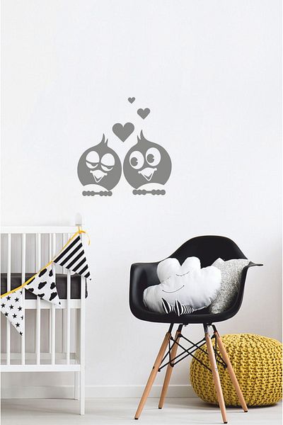 EYBA Autocolant pentru priză Love Birds-oto Sticker-18x18cm