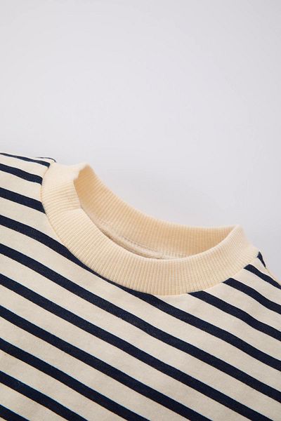 DeFacto Striped Short Sleeve T-Shirt for Baby Boy Set of 2 Z1995a223sm