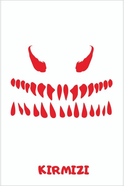EYBA STİCKER Venom Sticker Car, Motorcycle Headlight sticker