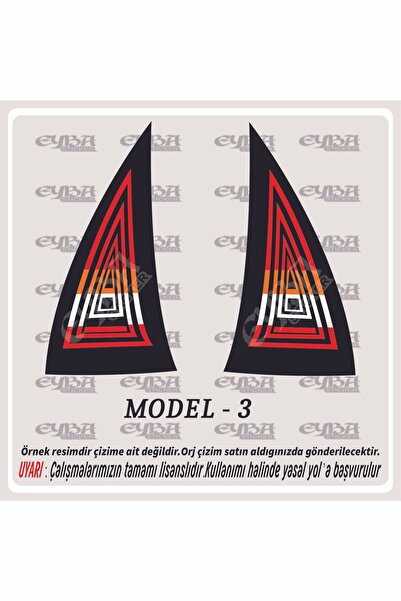 EYBA STİCKER نموذج C3 2001-2005 متوافق مع 4 خيارات مختلفة لإيقاف عرض LED