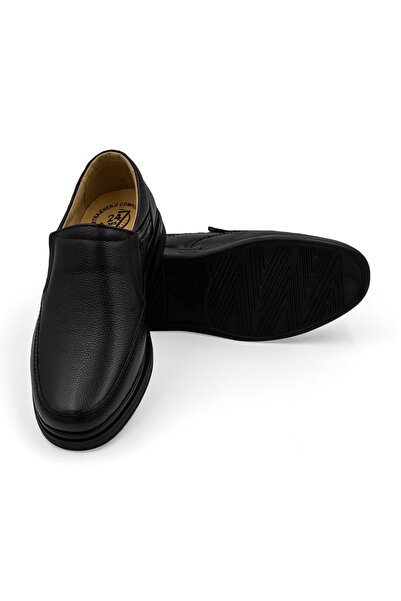 CACTUS BOUTİQUE أحذية تقويم العظام للرجال من الجلد الطبيعي من الداخل والخارج، مقاس كبير يوميًا، أحذية كلاسيكية مريحة