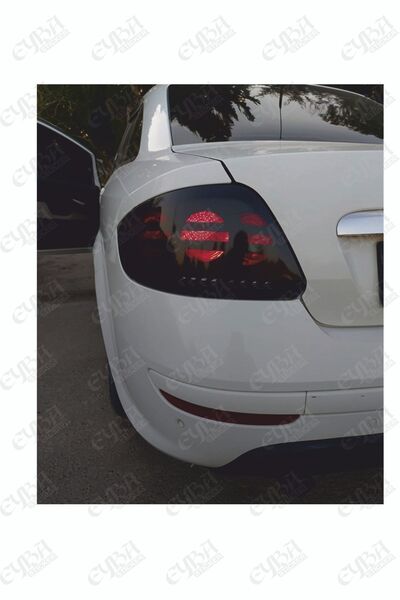 EYBA STİCKER Model 2 Fiat Linea Uyumlu Stop Farı Led Görünümlü Folyo Kaplama-...