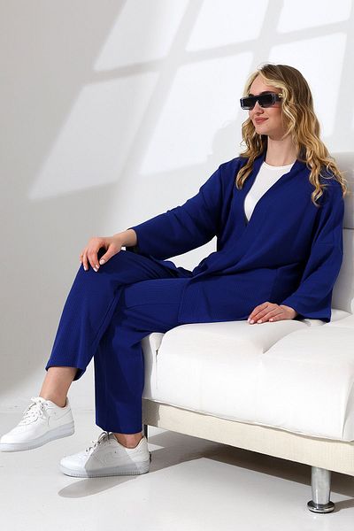 ENFİ GİYİM Enfi Twist 2-Piece Kimono Set - Full Lycra and Loose Cut