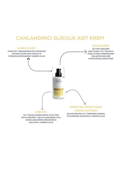 Gama Derma كريم حمض الجليكوليك المنعش 100 مل