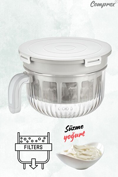 Comprox Vip Ahmet Yoğurt Süzme Aparatı Evde Profesyonel Kıvamda Yoğurt Yapımı...