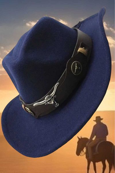 Trenderrs Унисекс каубойска шапка Fedora