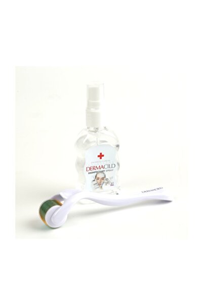 Dermacild 540 İğne Titanyum Dermaroller 1,00mm + Temizleme Spreyi