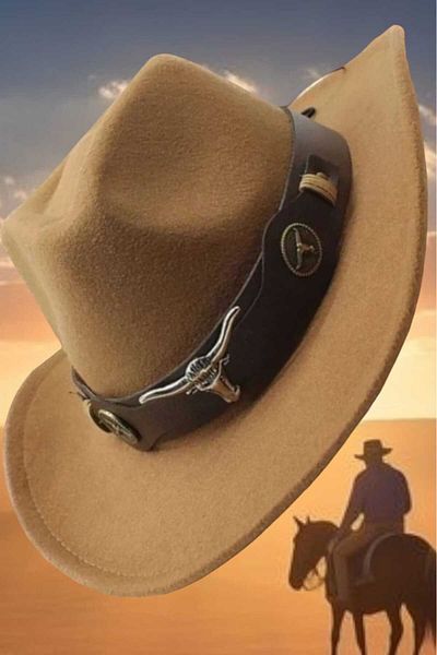 Trenderrs Унисекс каубойска шапка Fedora