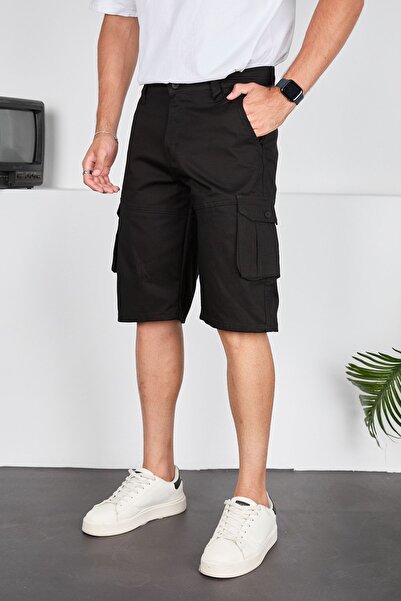 FRANKNESS JNS Erkek Kargo Cepli Şort Kapri Yeni Sezon