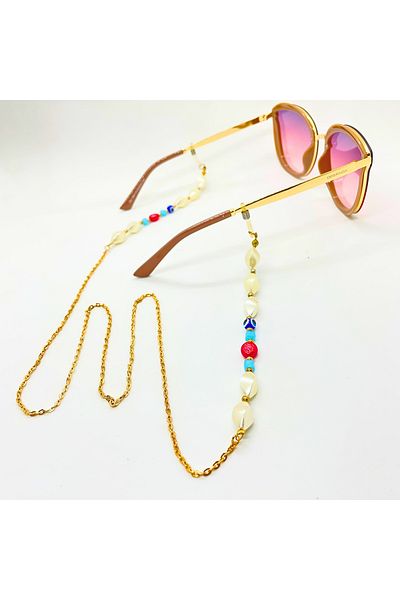 AR Glasses with Chain Accessories