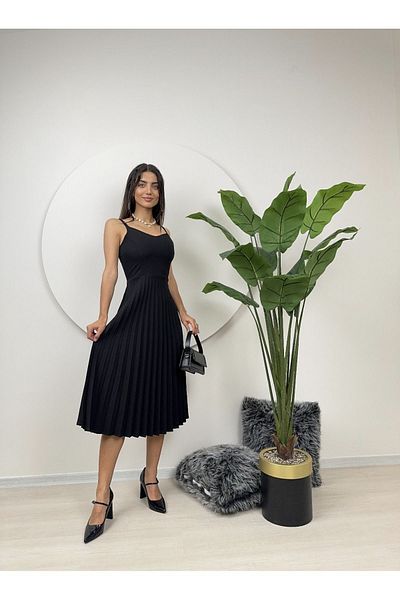 GİZONLY Rochie adunată de lungime midi