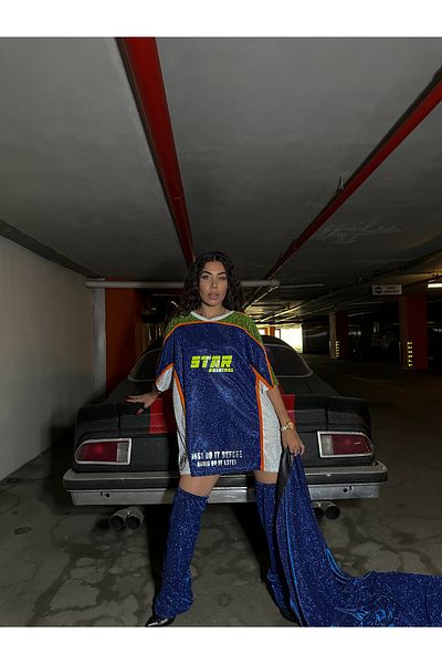 Gülşah Evecen Silver Leggings