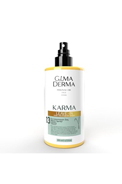 Gama Derma Karma Durulanmayan 13 Etkili Vegan Saç Bakım Spreyi 200 ml