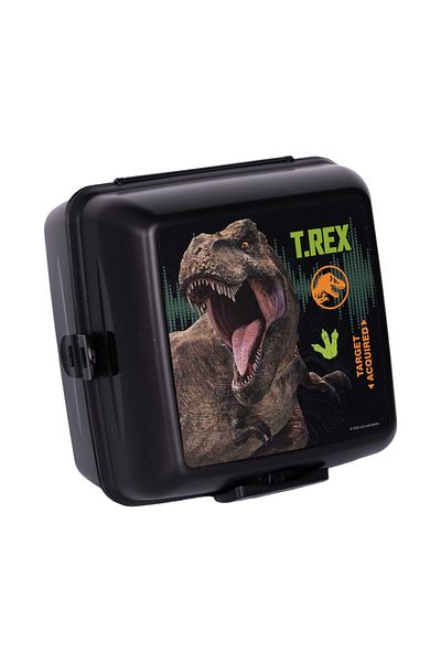 WİGGLE Wiggle Jurassic World 4 - Kids Lunch Box 4 Compartments - Food Storage Container, Spoon and Fork