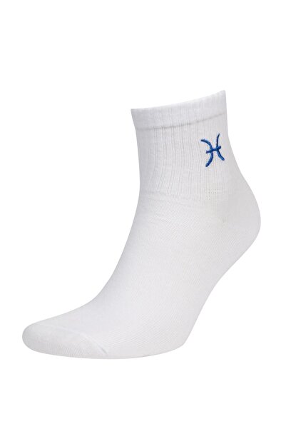 DeFacto Pisces Icon Cotton Unisex Socks - C8407axns