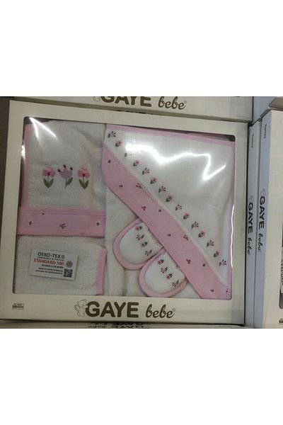 Gaye bebe 4 piece towel bathrobe set