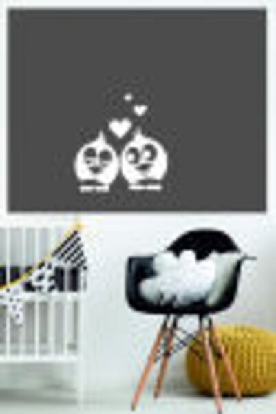 EYBA STİCKER Autocolant pentru priză Love Birds-oto Sticker-18x18cm