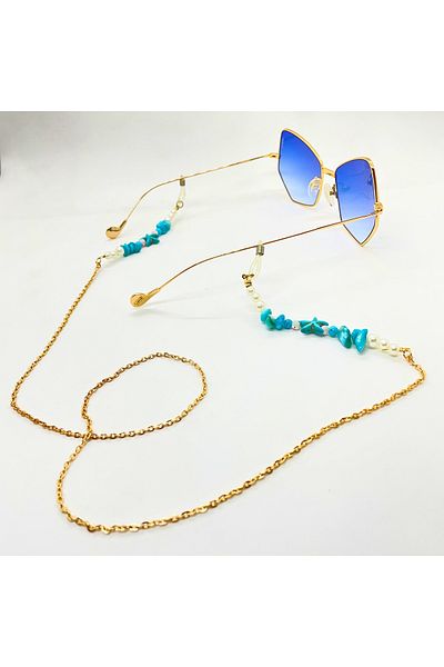 AR Glasses with Chain Accessories