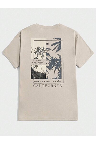 StartMore Tricou unisex oversize imprimat pe piept și spate