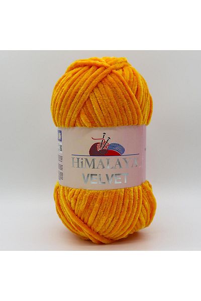 Himalaya Orange 90068 Model Velvet Knitting Yarn