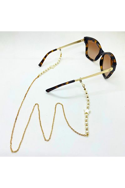 AR Chain - Star Detailed Glasses