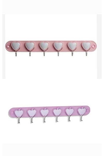 ÇEÇEN HOME Set de 6 suporturi din fier în formă de cârlig, lungime practică -...