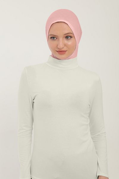 Sonbaharmoda Μακρυμάνικο Lycra Χτενισμένο Βαμβακερό Σώμα - Μισό ζιβάγκο