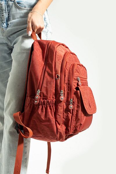 Çanta Trend Unisex Mega Size Tile 9-Compartment School Bag with Laptop Compartment and Adjustable Strap