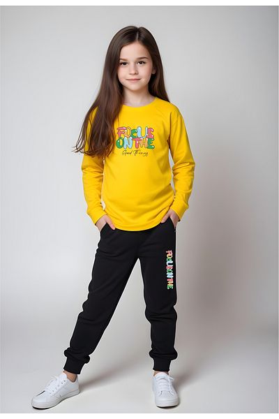 panios kids Printed Bottom-Top Set for Girl