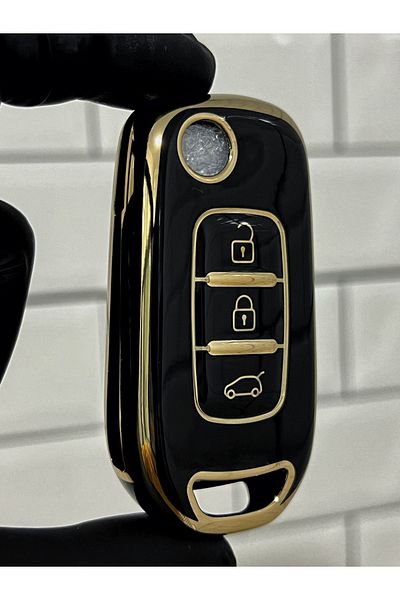 BARKAS ELEKTRONİK Renault Express Switchblade Nano Key Case Black