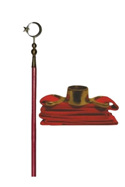 Tekstilsa Okul Tören Direği Okul Sopası Flama Direği