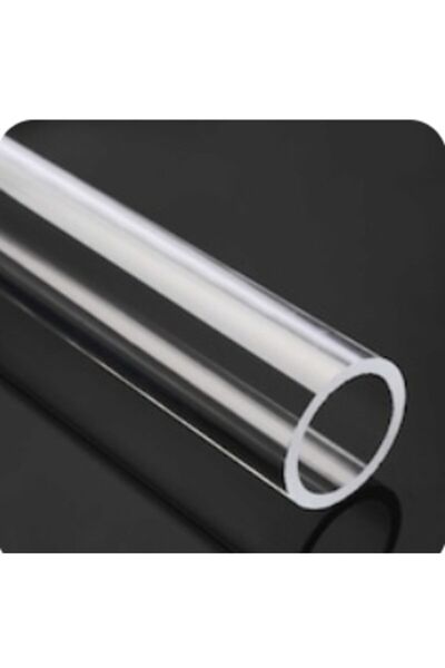pleksici Pleksi Boru Şeffaf 12 Mm Dış Çap 8 Mm Iç Çap.....boyu...40 Cm.....1 ...