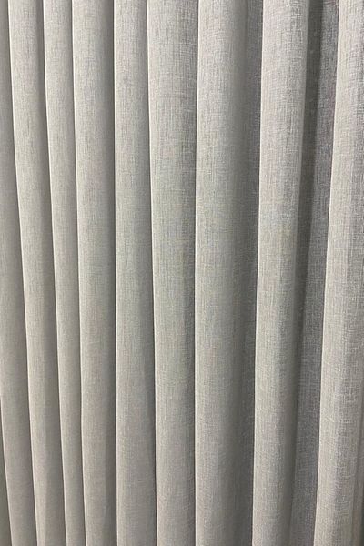 VOLPER MEKANİK Volper Vp504 1stQuality Foldet Linen Tulle Curtain 1/2,5 Pleat Gray